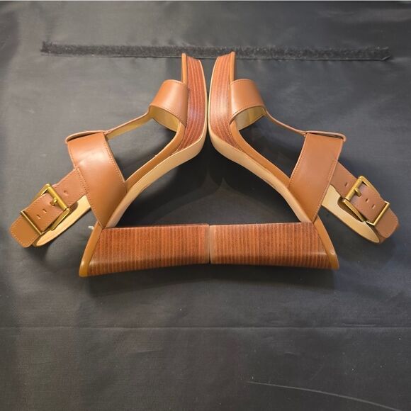 MICHAEL MICHAEL KORS BECKER LEATHER PLATFORM SANDAL - Picture 11 of 15